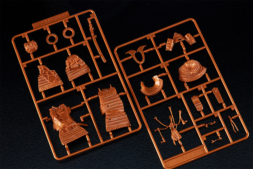 PLAMAX 1/12 Kamakura Period Armored Warrior: Copper Color Edition