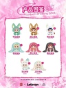 LETSVAN WAKUKU-FOX & BUNNY TRICK OR TREAT SERIES TRADING PLUSH