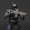 TOYS ALLIANCE LIMITED "ACID RAIN" 1/18 SCALE FAV-A133 AKASABI PURGER