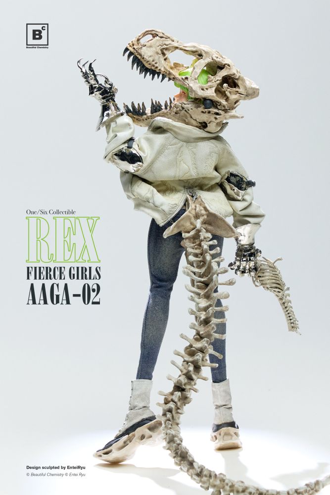 BEAUTIFUL CHEMISTRY FIERCE GIRLS SERIES BONEGIRL AAGA-02 GUNNER REX 1/6 SCALE ACTION FIGURE