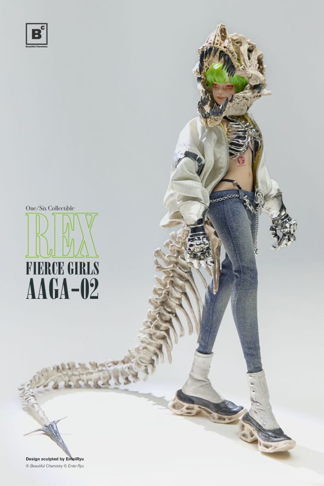 BEAUTIFUL CHEMISTRY FIERCE GIRLS SERIES BONEGIRL AAGA-02 GUNNER REX 1/6 SCALE ACTION FIGURE