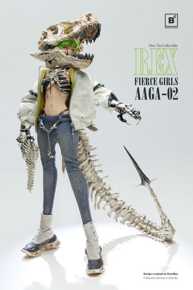 BEAUTIFUL CHEMISTRY FIERCE GIRLS SERIES BONEGIRL AAGA-02 GUNNER REX 1/6 SCALE ACTION FIGURE