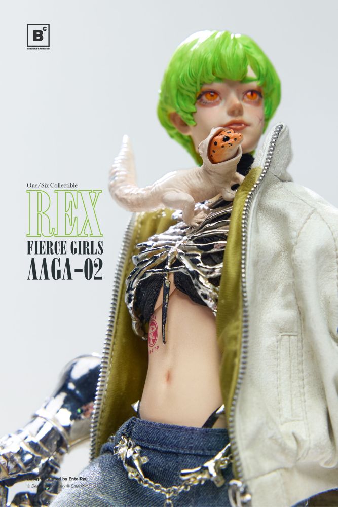 BEAUTIFUL CHEMISTRY FIERCE GIRLS SERIES BONEGIRL AAGA-02 GUNNER REX 1/6 SCALE ACTION FIGURE