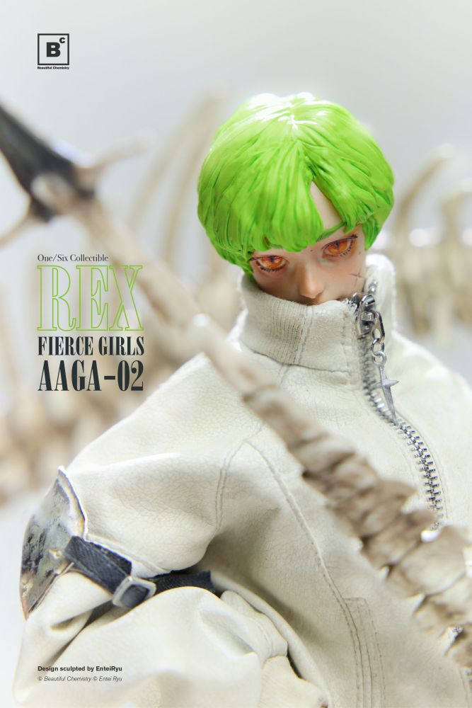 BEAUTIFUL CHEMISTRY FIERCE GIRLS SERIES BONEGIRL AAGA-02 GUNNER REX 1/6 SCALE ACTION FIGURE