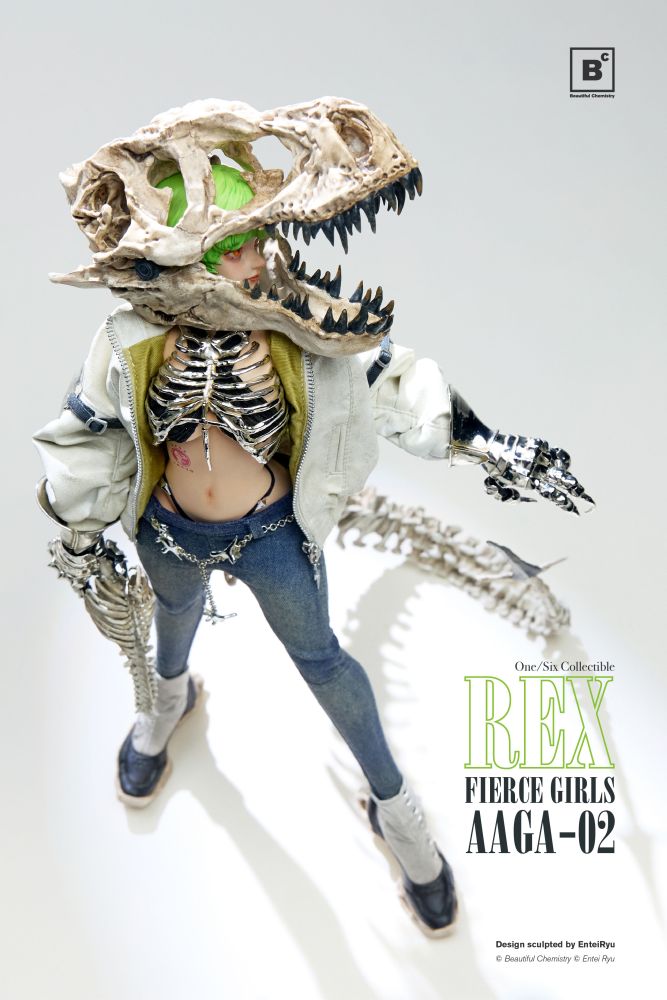 BEAUTIFUL CHEMISTRY FIERCE GIRLS SERIES BONEGIRL AAGA-02 GUNNER REX 1/6 SCALE ACTION FIGURE