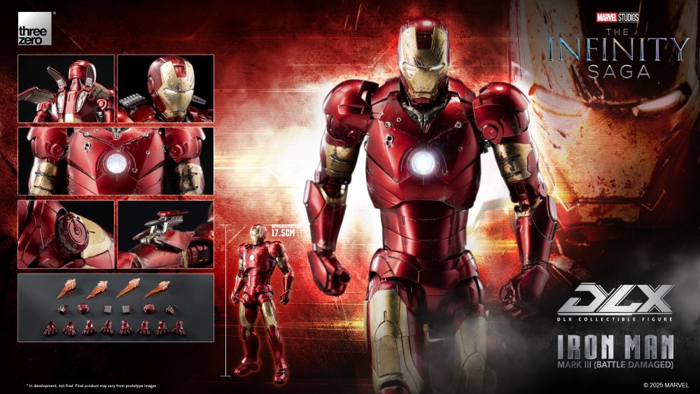 Marvel Studios: The Infinity Saga DLX Iron Man Mark 3 (Battle Damaged)