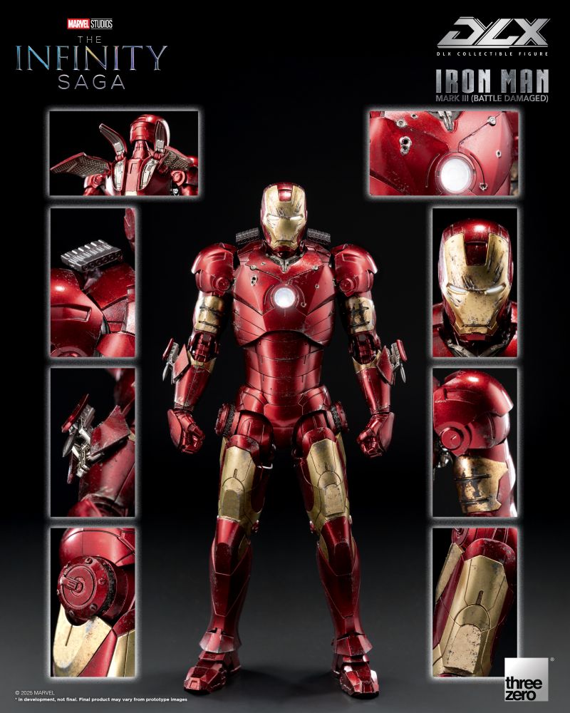 Marvel Studios: The Infinity Saga DLX Iron Man Mark 3 (Battle Damaged)