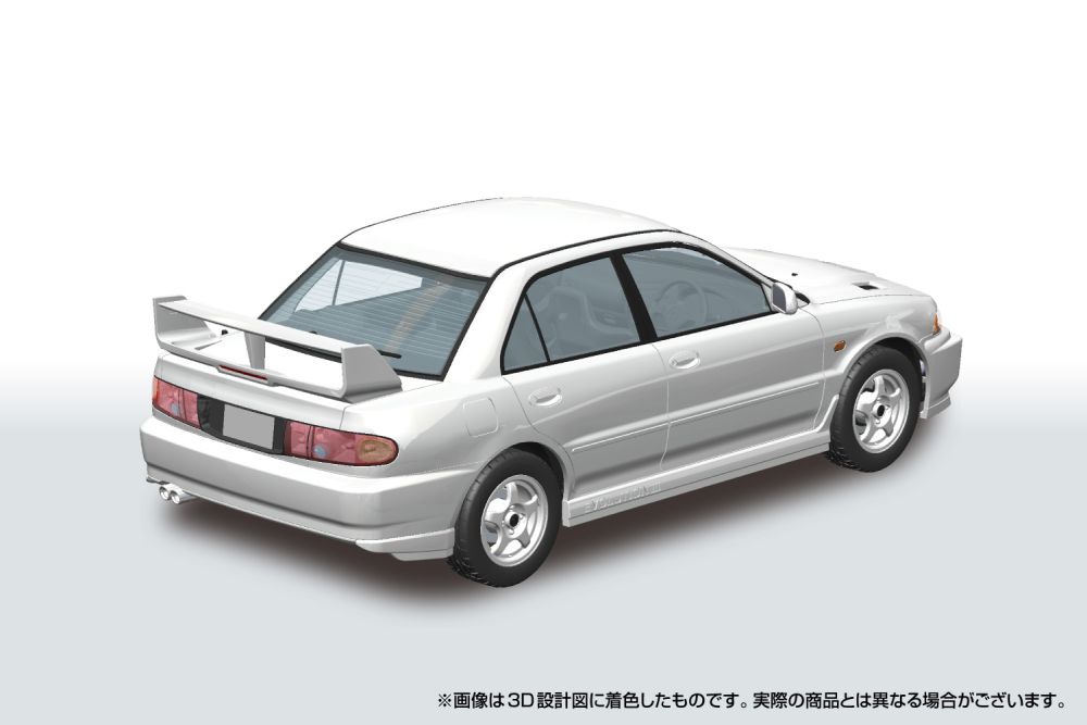 RakuPla Snap Car 04-SW CE9A Lancer GSR Evolution III 1995 Scotia White