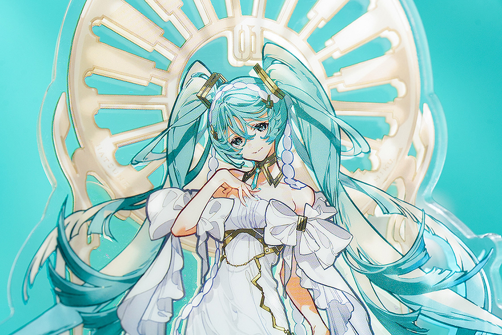 Hatsune Miku feat. Yoneyama Mai Glitter Acrylic Block