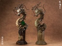 NIHILITY CREATION AZURE DRAGON OF WOOD RESIN STATUE