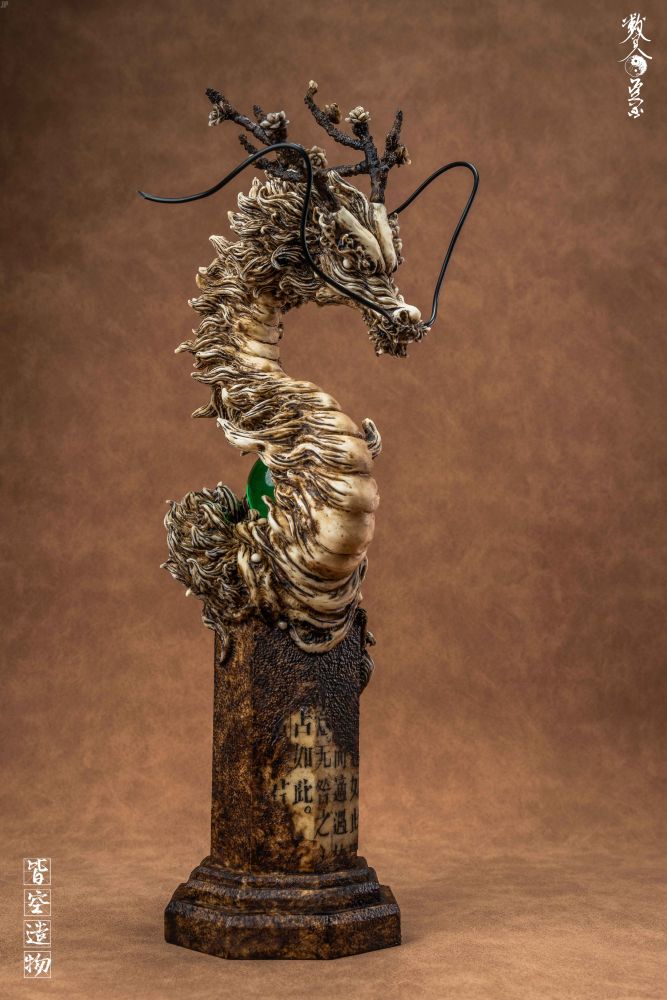 NIHILITY CREATION AZURE DRAGON OF WOOD RESIN STATUE