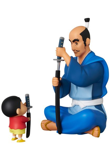 UDF "Crayon Shin-chan" Series 5 Bushi no Kinchou (Matabei & Shin-chan)