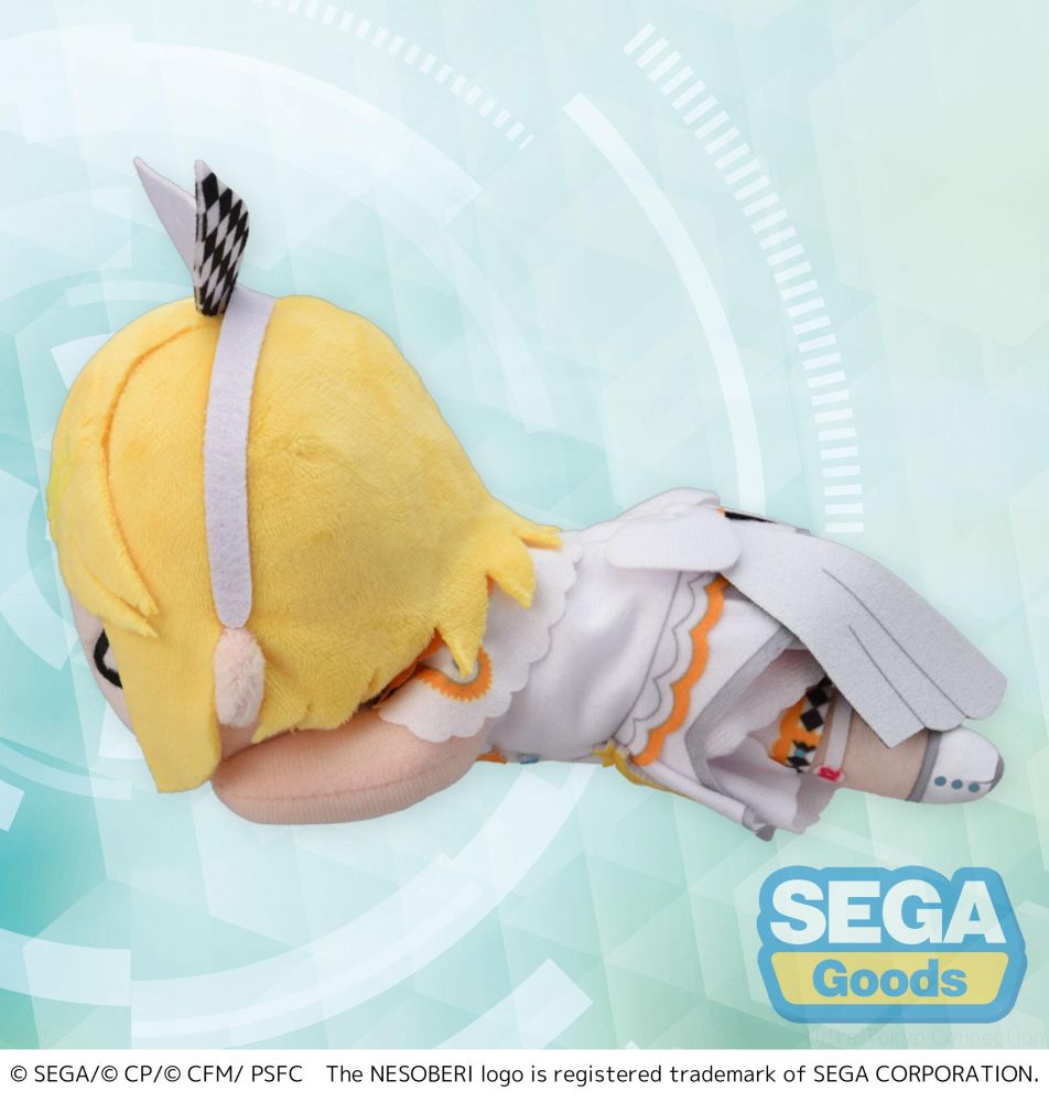 NESOBERI (Lay-Down) "COLORFUL STAGE! The Movie: A Miku Who Can't Sing" Plush "Stage SEKAI Kagamine Rin"