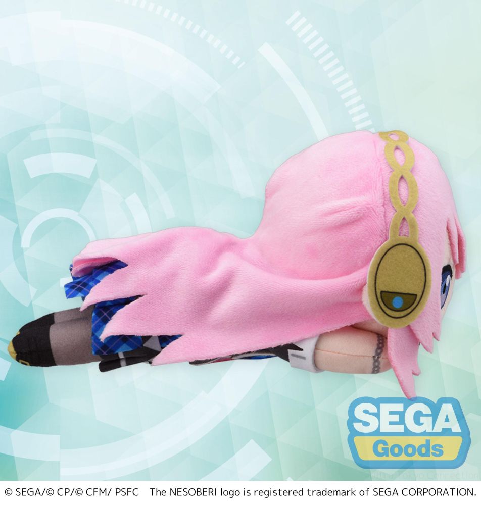 NESOBERI (Lay-Down) "COLORFUL STAGE! The Movie: A Miku Who Can't Sing" Plush "School SEKAI Megurine Luka"