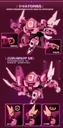 YI LI CHUANG WAN "FRUITY ROBO" PEACH SURFER PLASTIC MODEL KIT