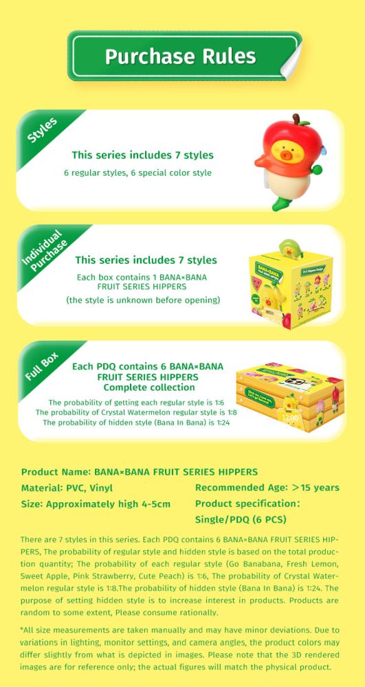 MOETCH BANA x BANA FRUIT SERIES HIPPERS