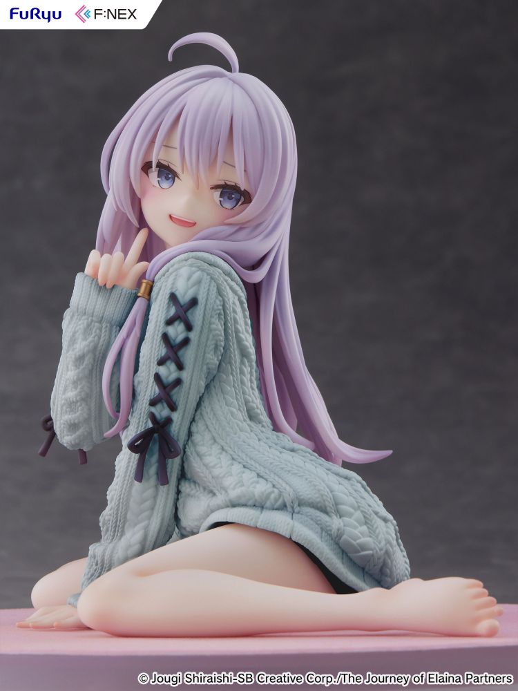 Elaina knit ver. 1/7 Scale Figure  Repaint BLUE