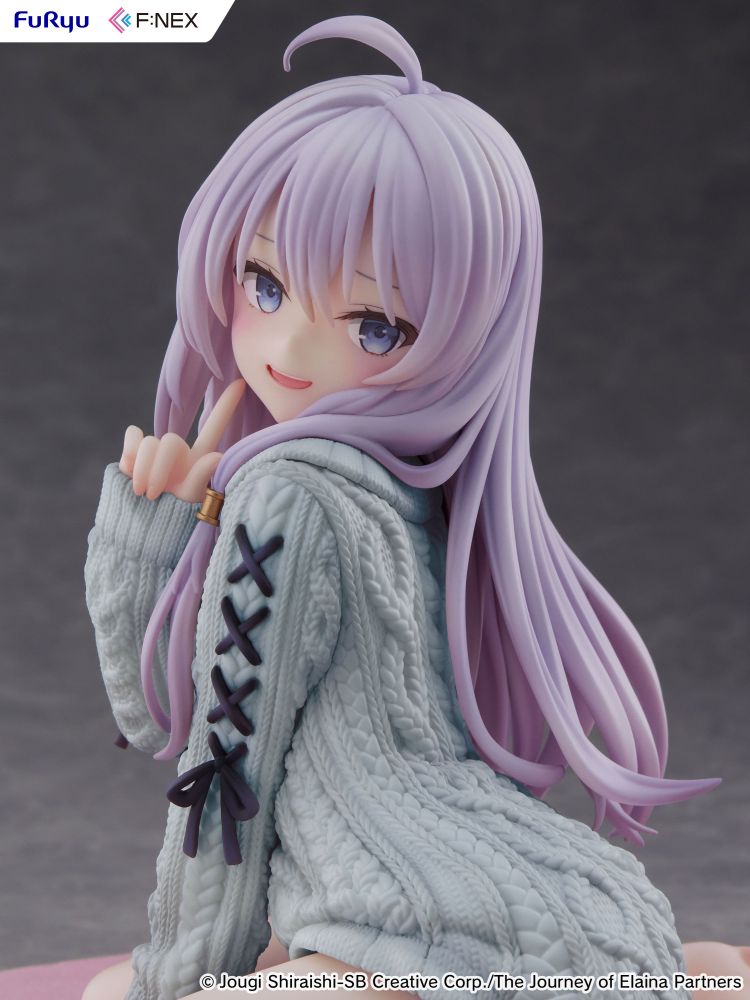 Elaina knit ver. 1/7 Scale Figure  Repaint BLUE