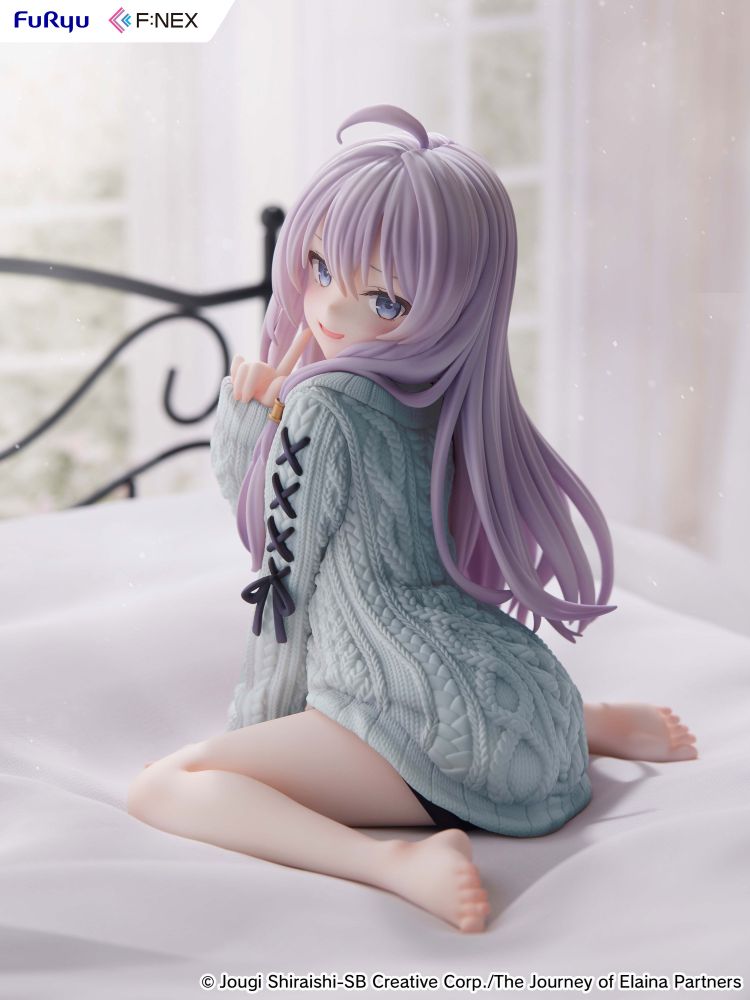 Elaina knit ver. 1/7 Scale Figure  Repaint BLUE