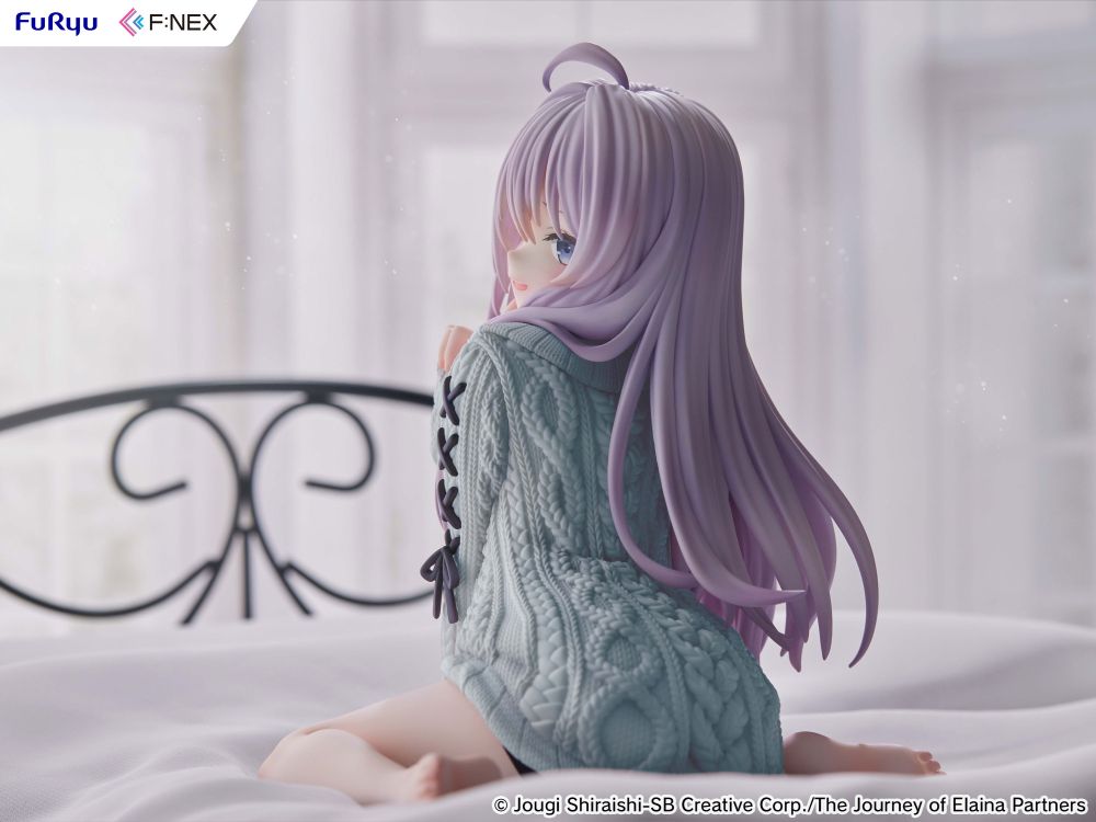 Elaina knit ver. 1/7 Scale Figure  Repaint BLUE