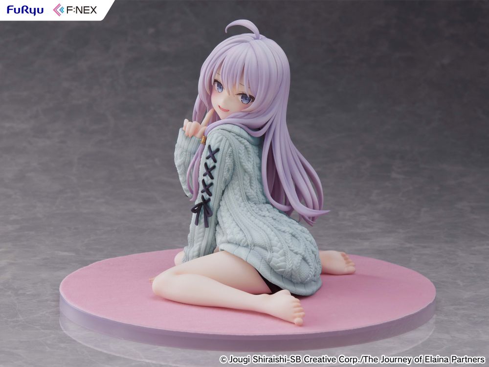 Elaina knit ver. 1/7 Scale Figure  Repaint BLUE