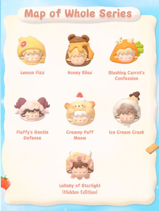 HEYONE MIMI - LITTLE WORLD: SWEET CONQUEST SERIES SQUEEZE TOY BLIND BOX