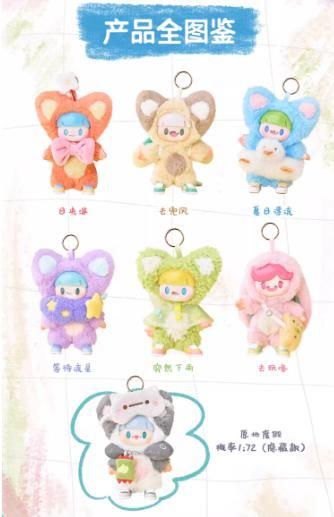Softopia Adou's Colorful Life Soft Vinyl Plush Blind Box