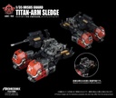 TOYS ALLIANCE LIMITED "ARCHECORE SAGA OF YMIRUS" SERIES 1/35 SCALE ARC-50 URSUS GUARD TITAN-ARM SLEDGE