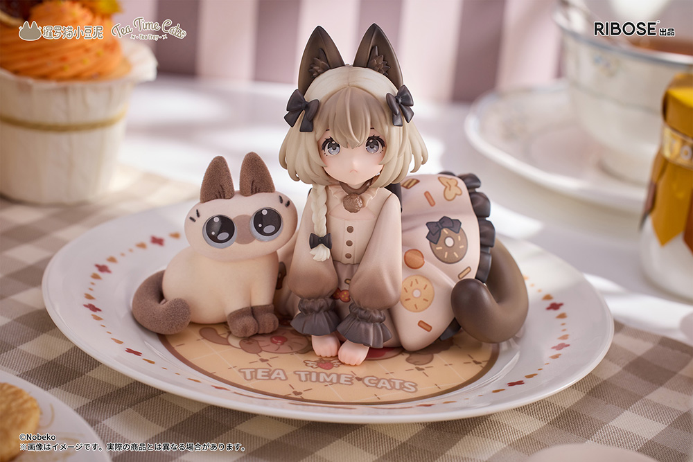 DLC Series Tea Time Cats x Siamese Cat Azuki-san Friendship Collaboration Exclusive Set