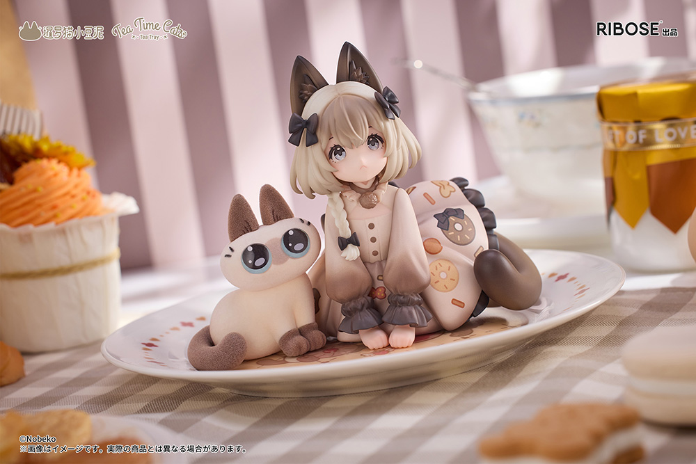 DLC Series Tea Time Cats x Siamese Cat Azuki-san Friendship Collaboration Exclusive Set