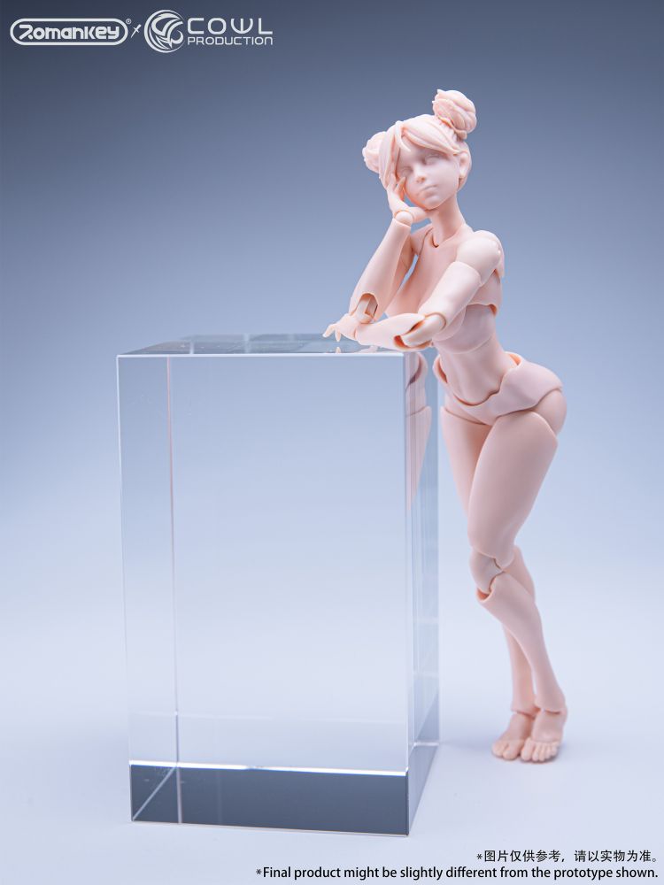 Romankey X COWL 1/12 SCALE SUPER-ACTIONAL FEMALE BODY (WHITE)