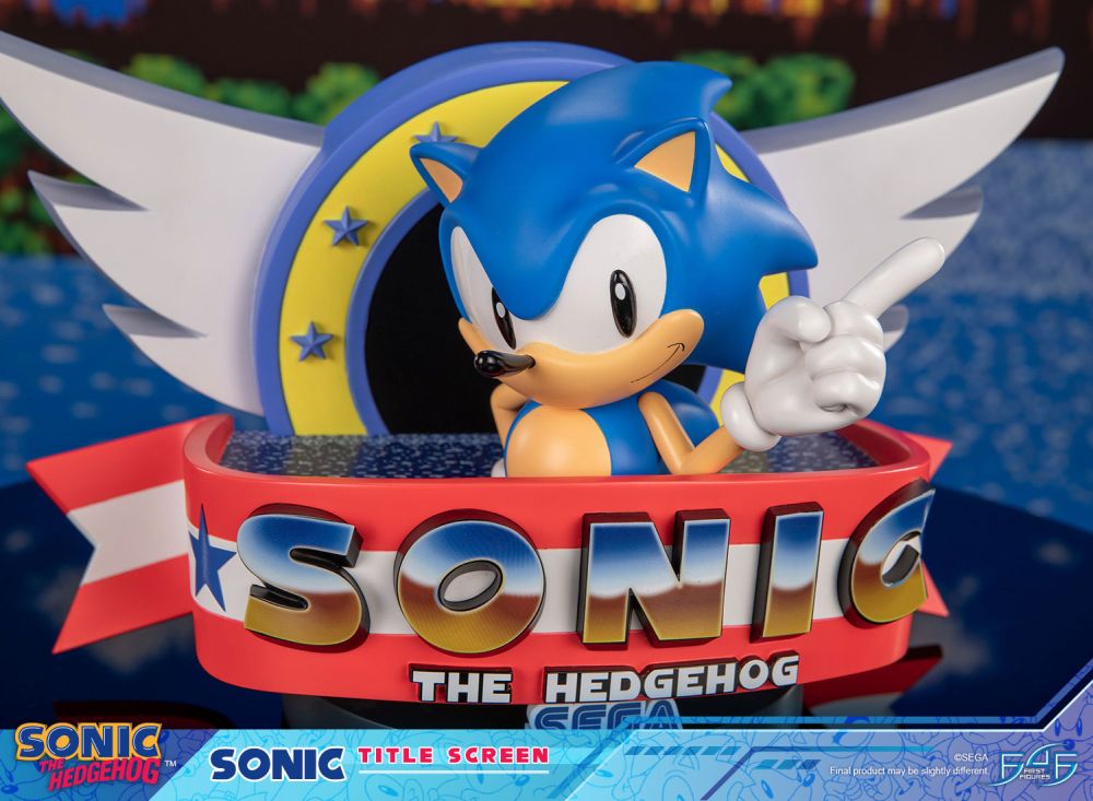 Sonic The Hedgehog - Sonic Title Screen