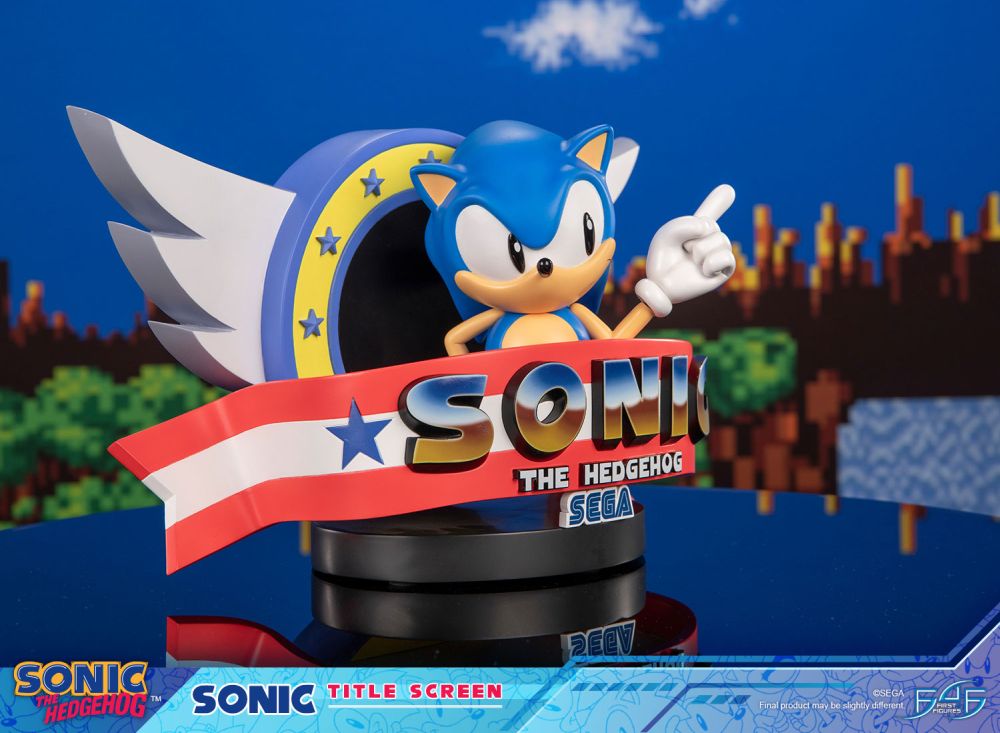 Sonic The Hedgehog - Sonic Title Screen