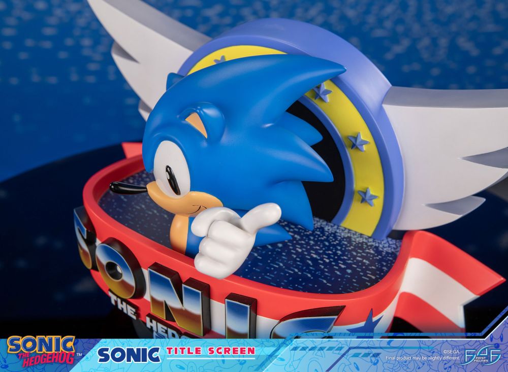 Sonic The Hedgehog - Sonic Title Screen