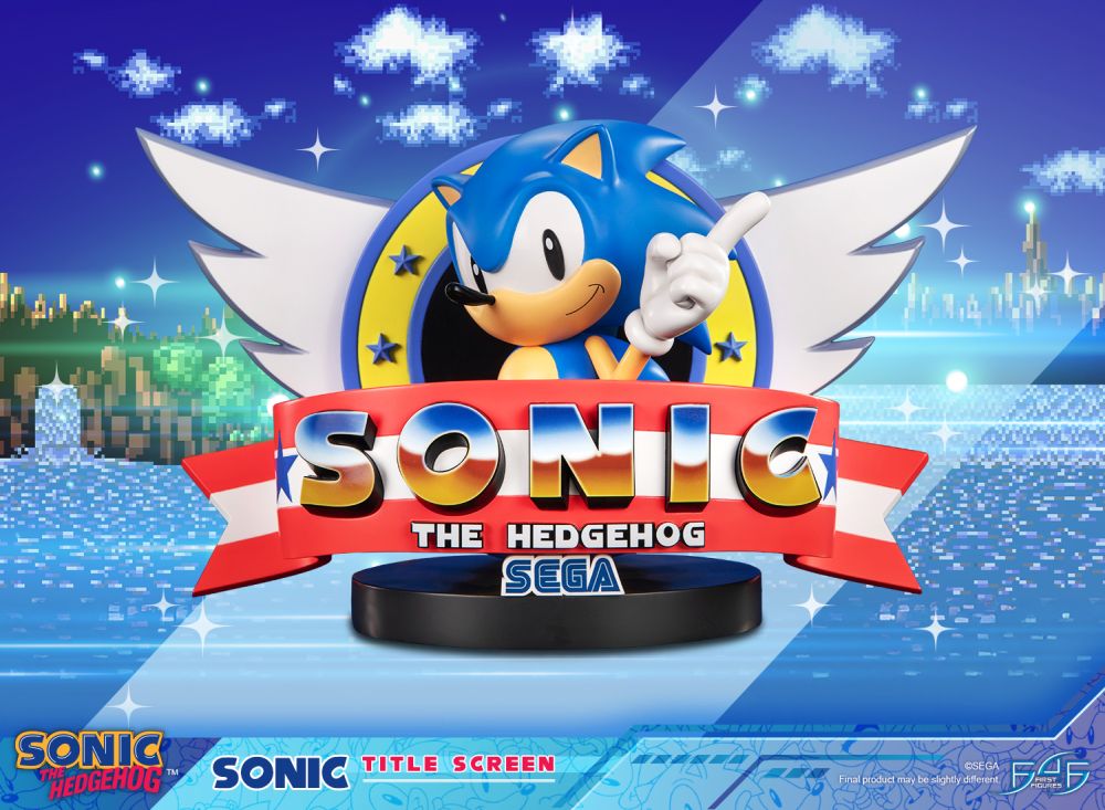 Sonic The Hedgehog - Sonic Title Screen