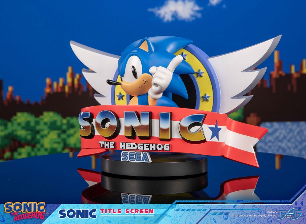 Sonic The Hedgehog - Sonic Title Screen