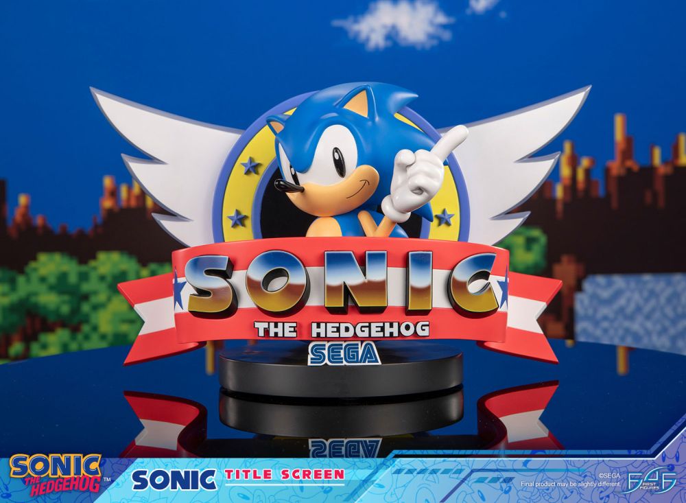 Sonic The Hedgehog - Sonic Title Screen