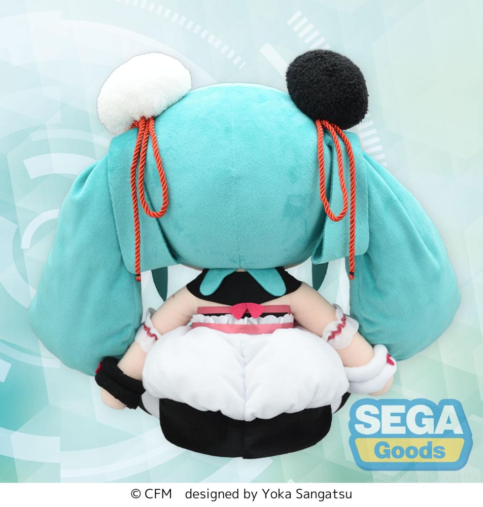 fuwa petit "Hatsune Miku" Panda Bun Plush (LL)