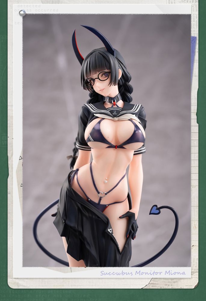 Succubus Class President Reina illustration by Ban!