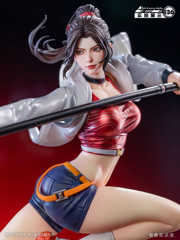 PPDF "SLAY THE GODS" HONG YING ROSE FIRE FEATHER CLOAK 1/6 SCALE FIGURE