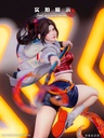 PPDF "SLAY THE GODS" HONG YING ROSE FIRE FEATHER CLOAK 1/6 SCALE FIGURE