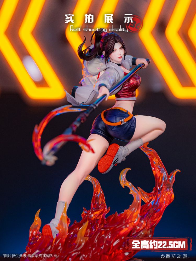 PPDF "SLAY THE GODS" HONG YING ROSE FIRE FEATHER CLOAK 1/6 SCALE FIGURE