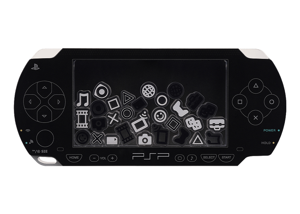 PSP™ (PlayStation™Portable) Rattle Acrylic Stand: Black Ver.