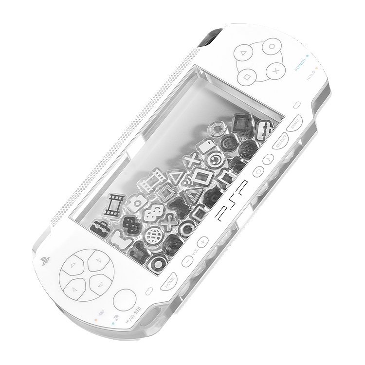 PSP™ (PlayStation™Portable) Rattle Acrylic Stand: White Ver.