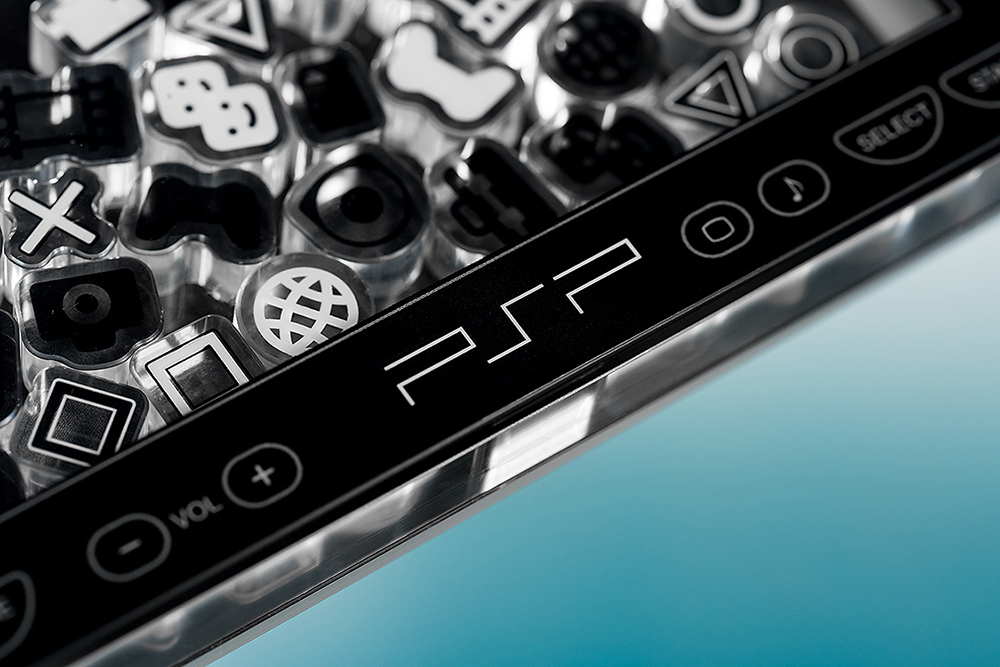 PSP™ (PlayStation™Portable) Rattle Acrylic Stand: White Ver.