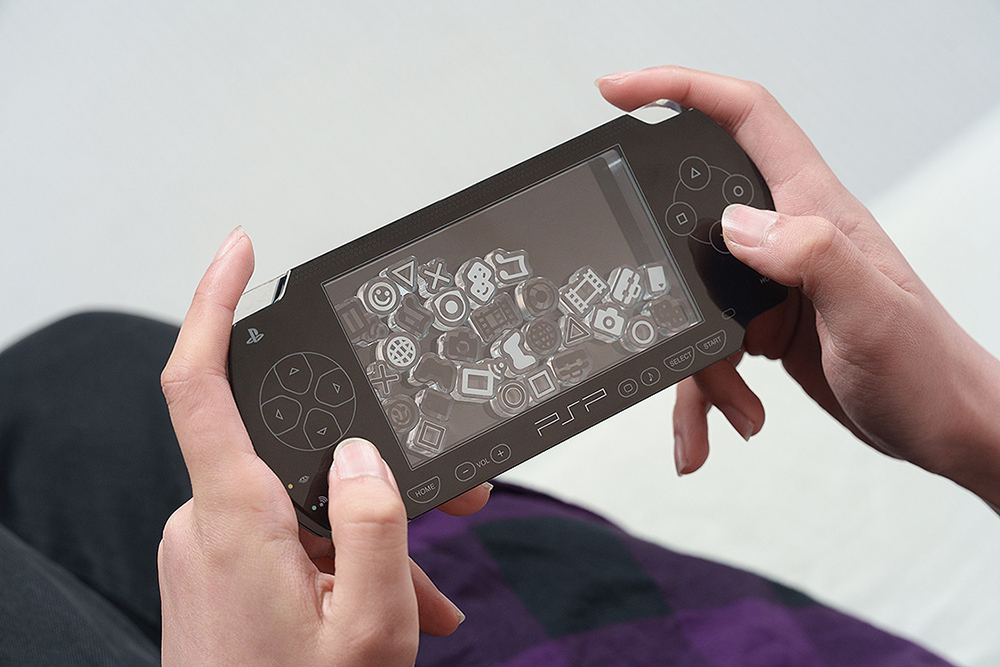 PSP™ (PlayStation™Portable) Rattle Acrylic Stand: White Ver.