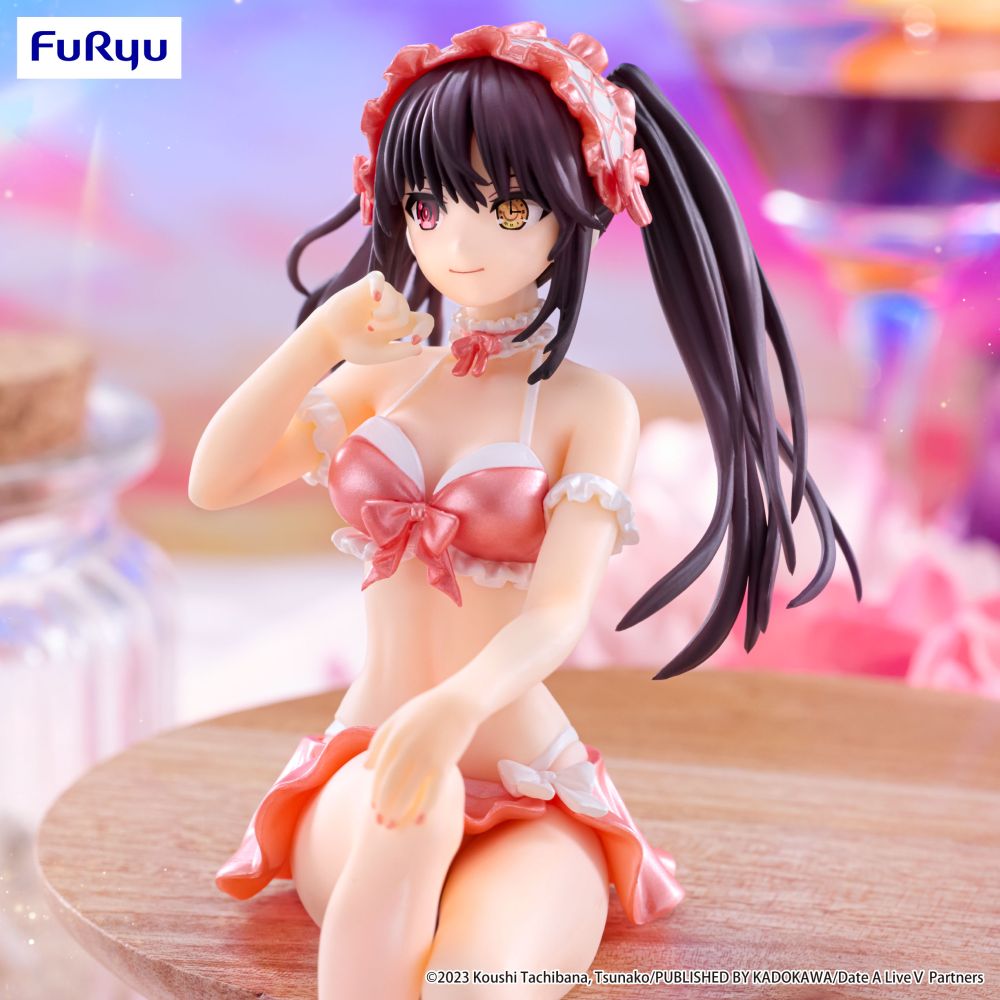 Date A LiveⅤ Noodle Stopper Figure -Kurumi Tokisaki Swimsuit Pastel Red Color ver.-