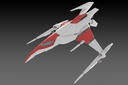 SILVER HAWK 3F-1B SPACE FIGHTER (re-run)