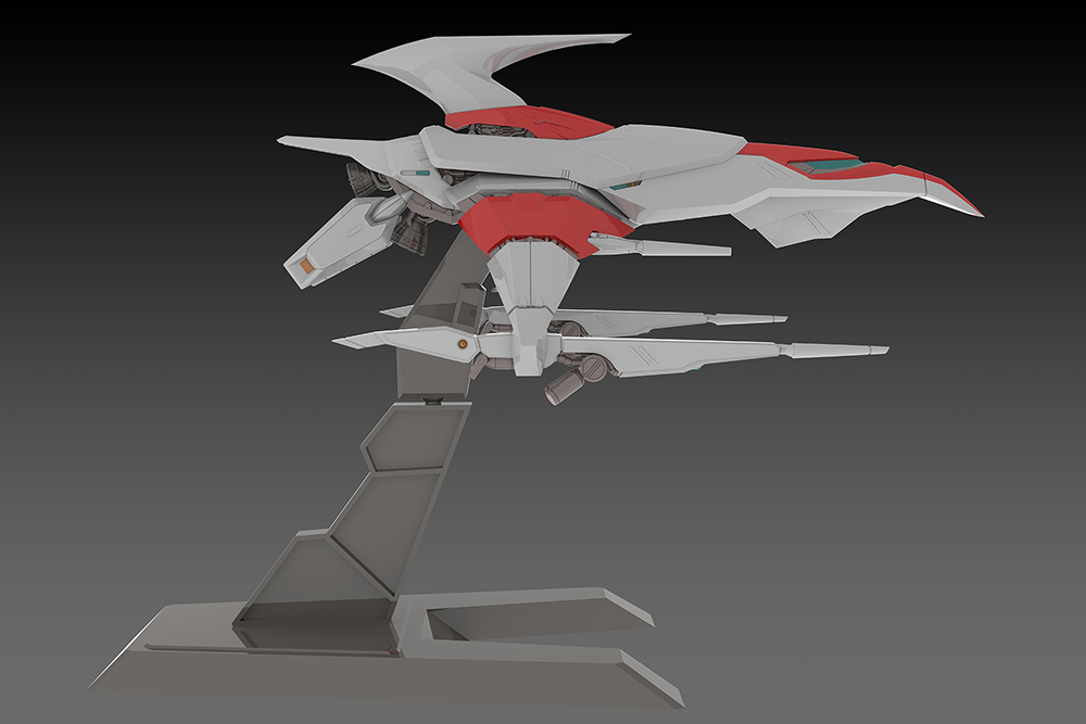 SILVER HAWK 3F-1B SPACE FIGHTER (re-run)