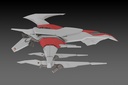 SILVER HAWK 3F-1B SPACE FIGHTER (re-run)
